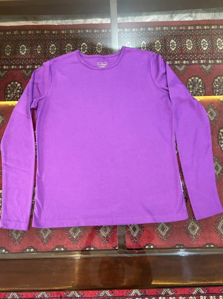 Plain Purple Basic Shirt