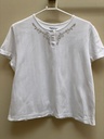 vintage white embroidered top