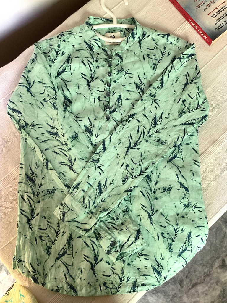 Leaf Printed Unisex Shirt