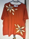 Vintage Orange Floral T-Shirt