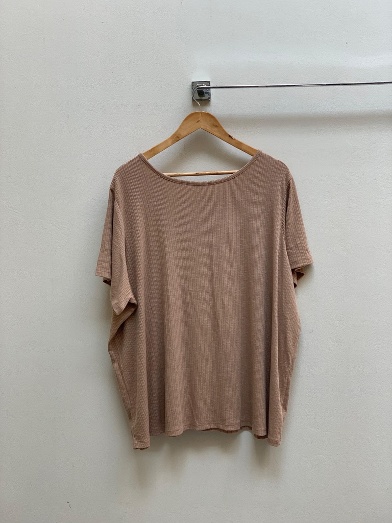 Textured Beige Top