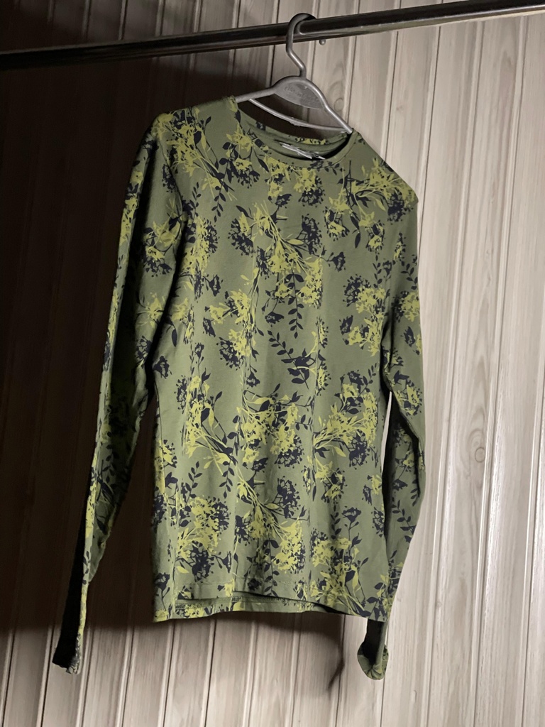 Khaki floral shirt