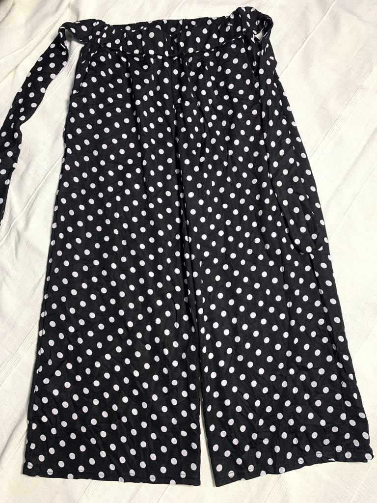 Polkadots plazzo trousers