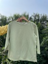 Olive Waffle Knit Top