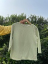 Olive Waffle Knit Top
