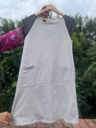 Stripped Mini Dress With Pockets