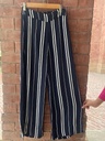 Stripped Plazo Pants