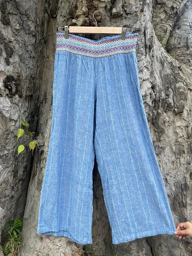 Blue Pallazo Pants