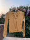Yellow stripped shirt