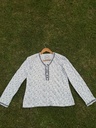 black and white shirt