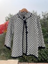 Black and White Pattern Cardigan