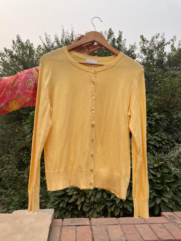Yellow Cardigan