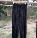 Black Velvet Trousers