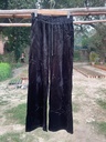 Adjustable black trousers