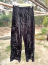 black velvet trousers
