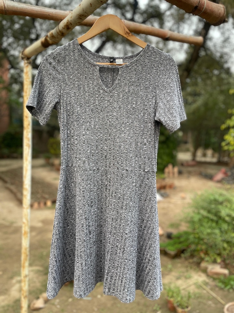 Grey Mini Dress