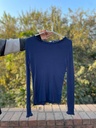 Navy Fitted Top