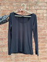 Black Fitted Top