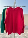 Fuchsia Knitted Sweater