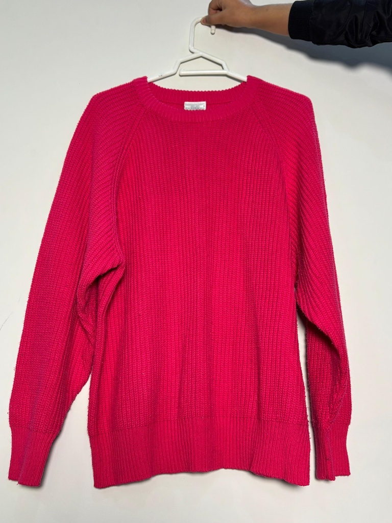 Fuchsia Knitted Sweater