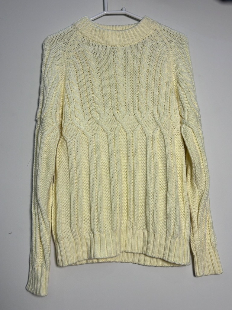 Off White Knitted Sweater