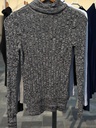 Dark Grey High neck Top