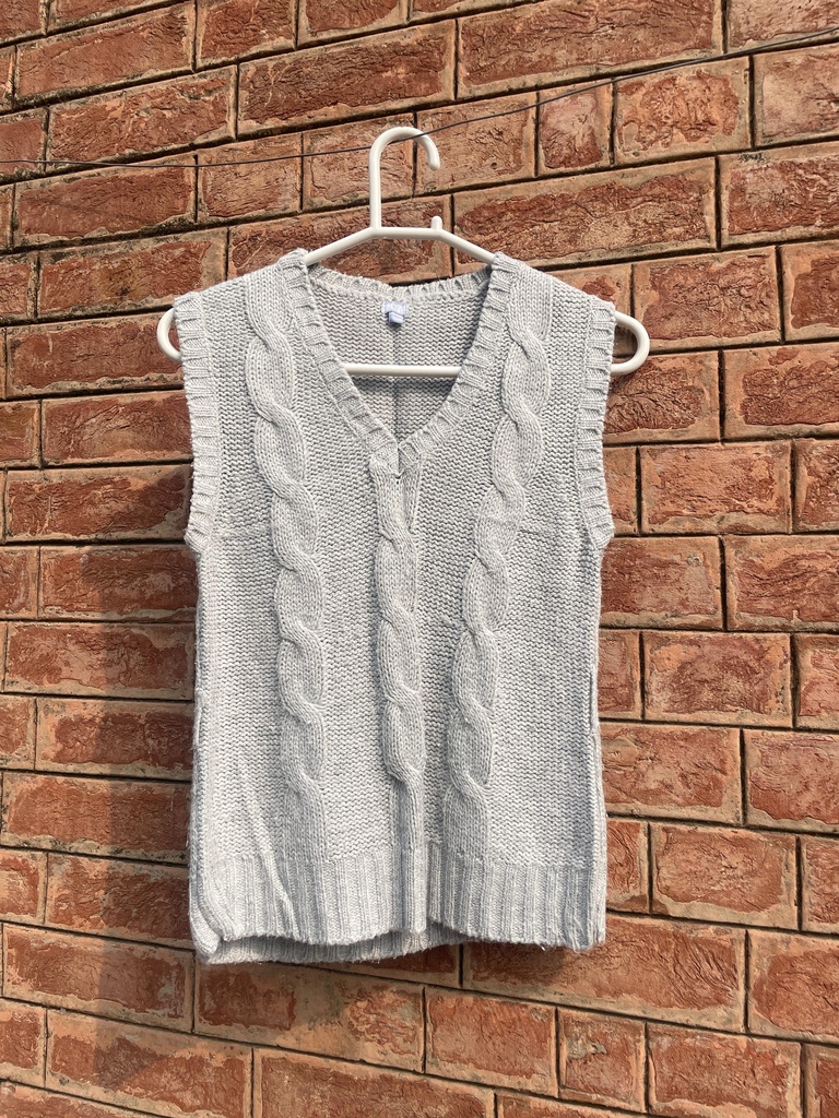 Grey Vest Sweater