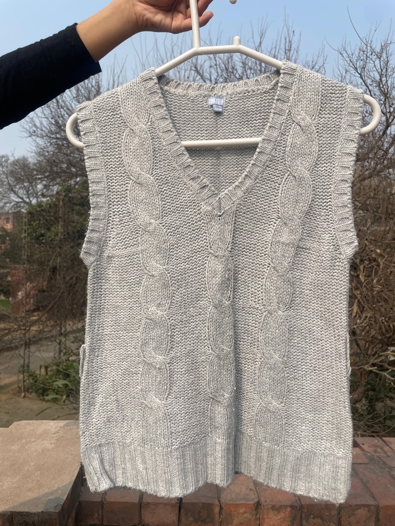 Grey Vest Sweater