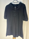 Black Puff Sleeves Knit Top