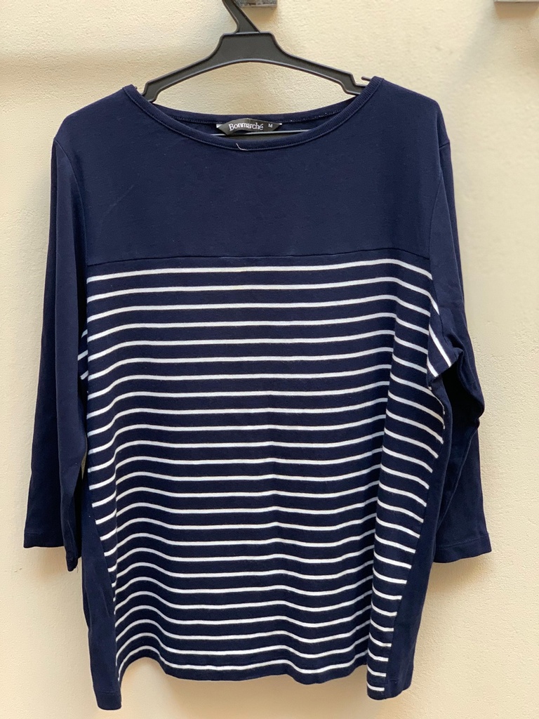 Blue and White stripped shirt