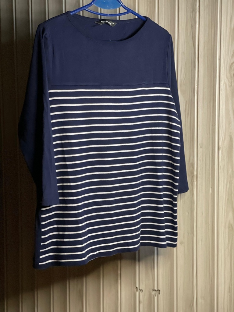 Blue and White stripped shirt