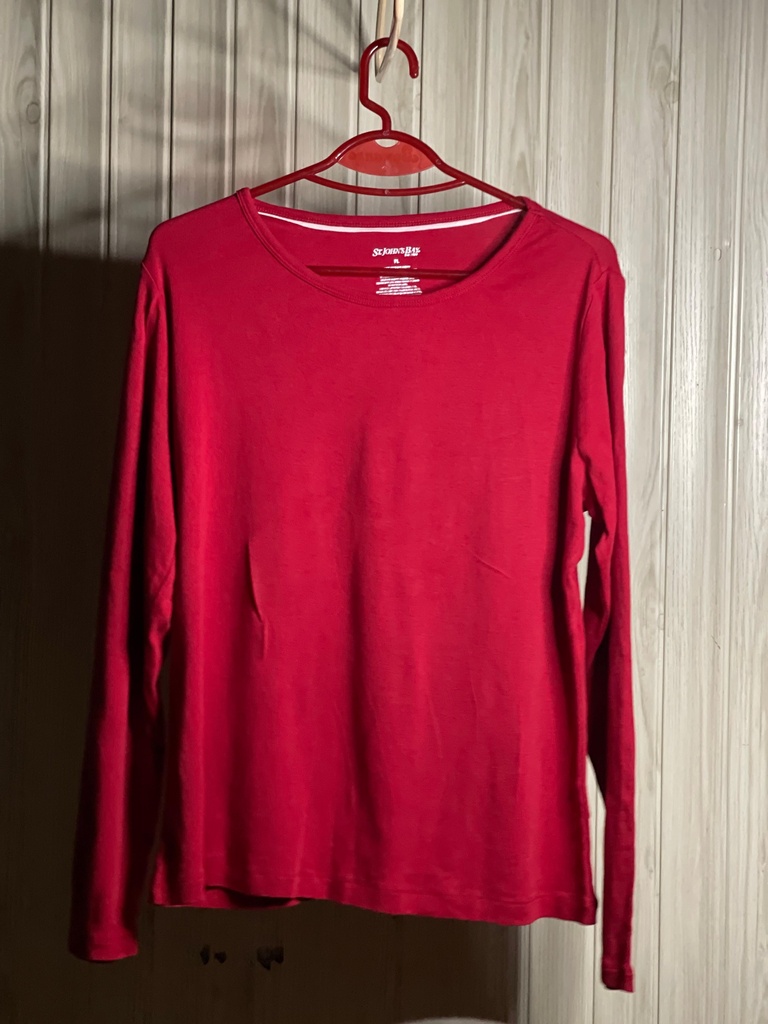 Plain red full sleeve shirt