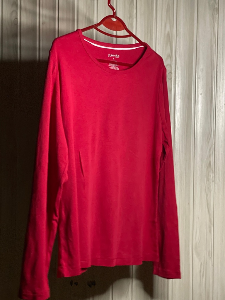 Plain red full sleeve shirt