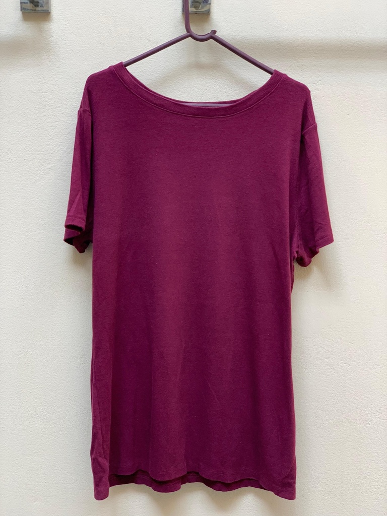 Tyrian Purple relaxed T shirt