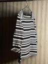 Black and white striped top