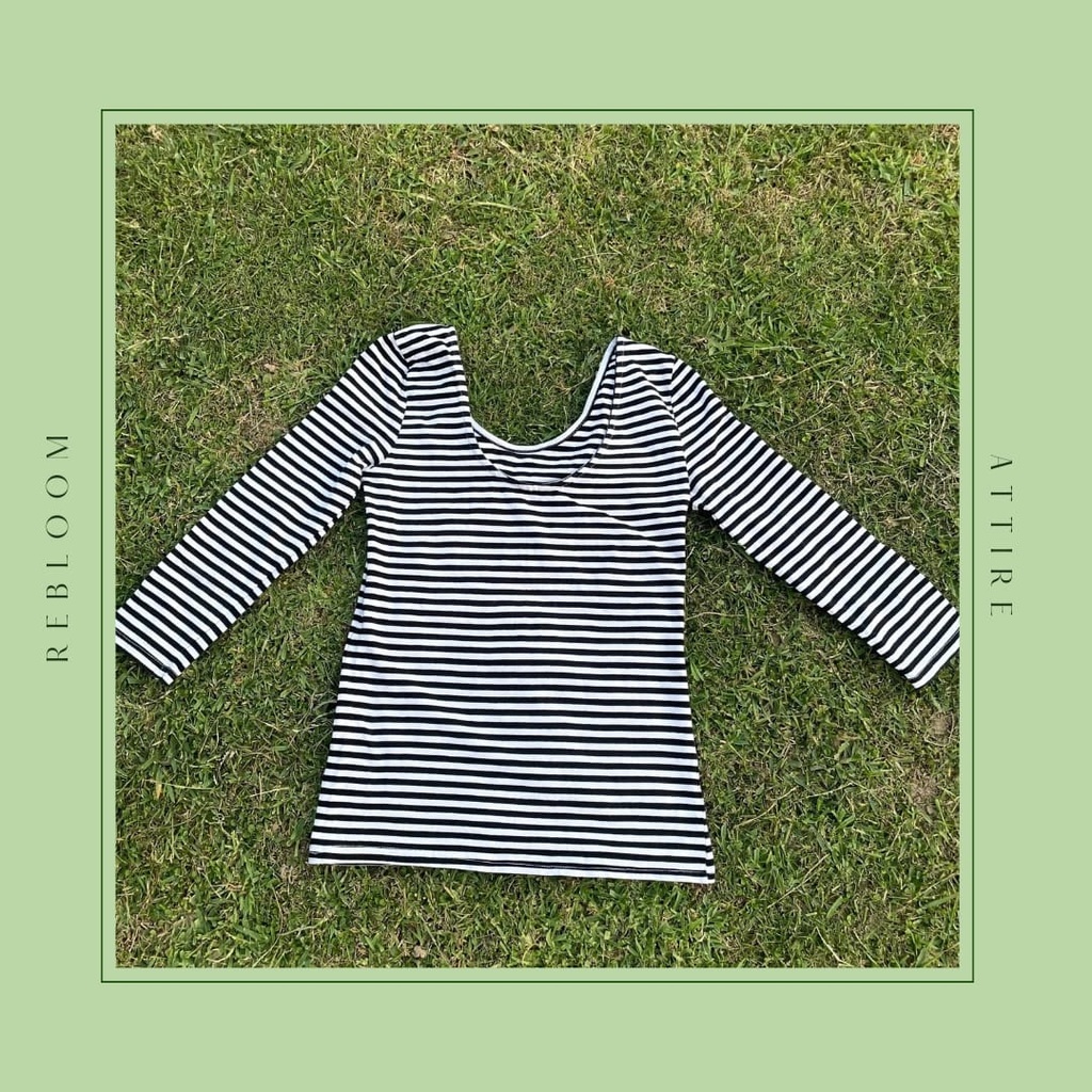 Black and white stripped shirt