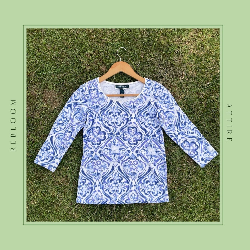 Mosaic Print Top
