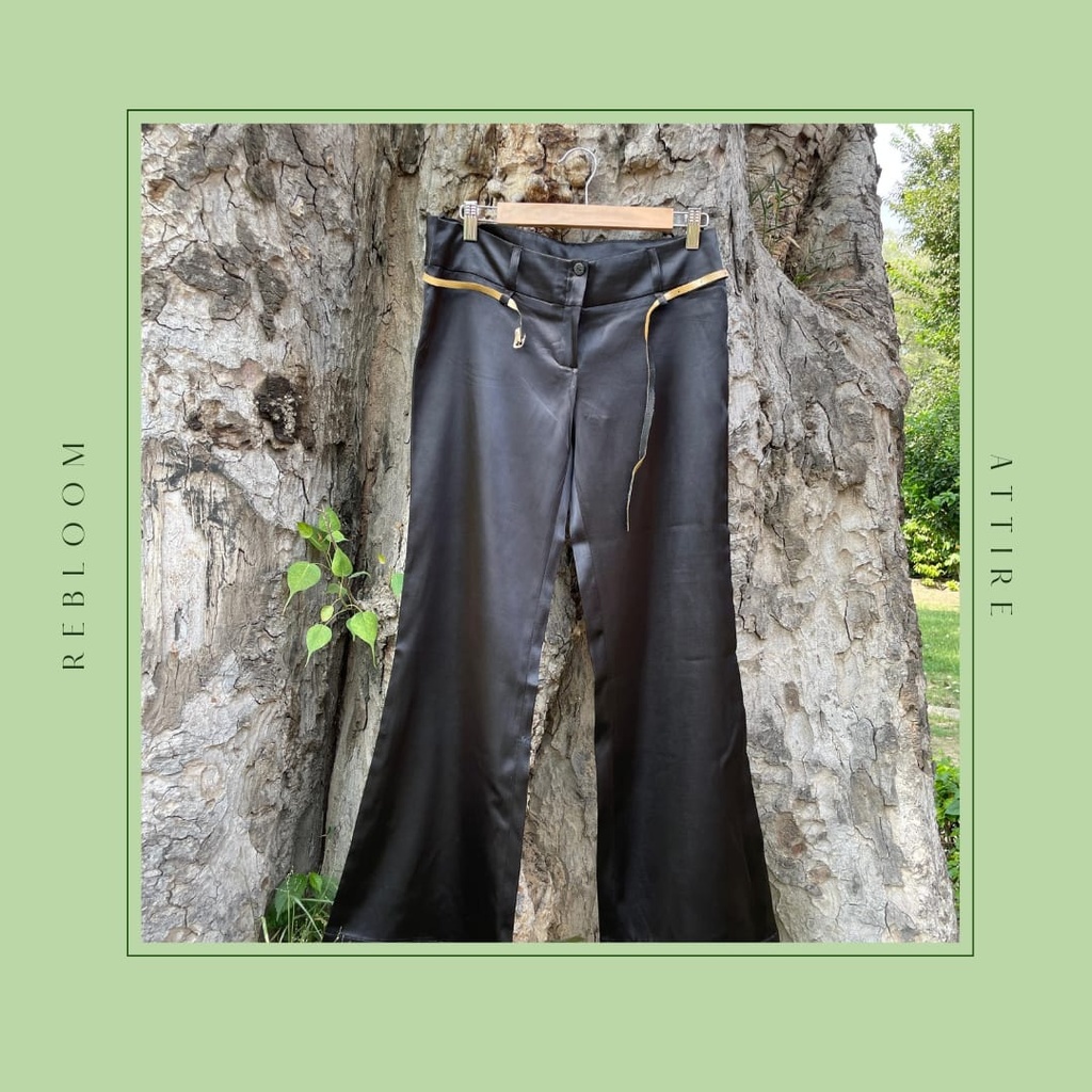 Black Silky Pants