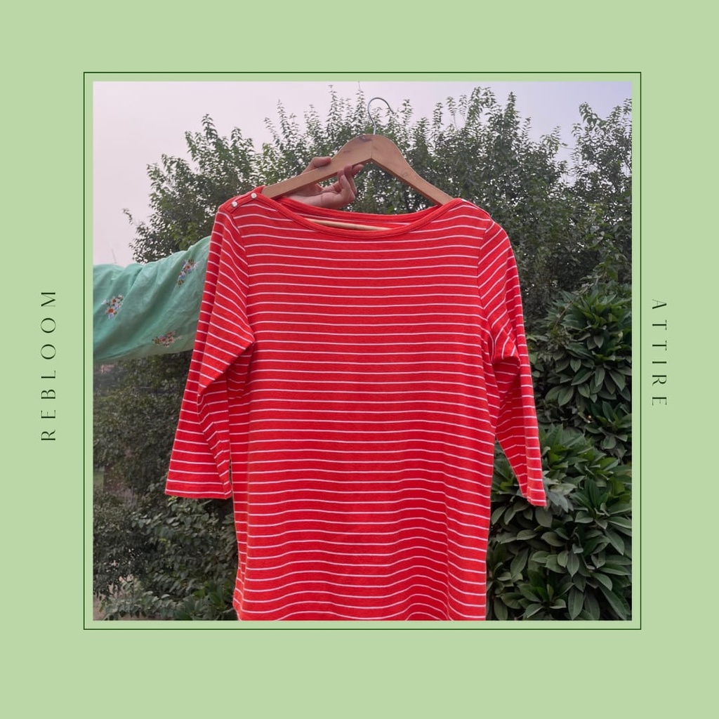 ORANGE CASUAL TOP
