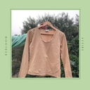 BROWN-BEIGE TOP
