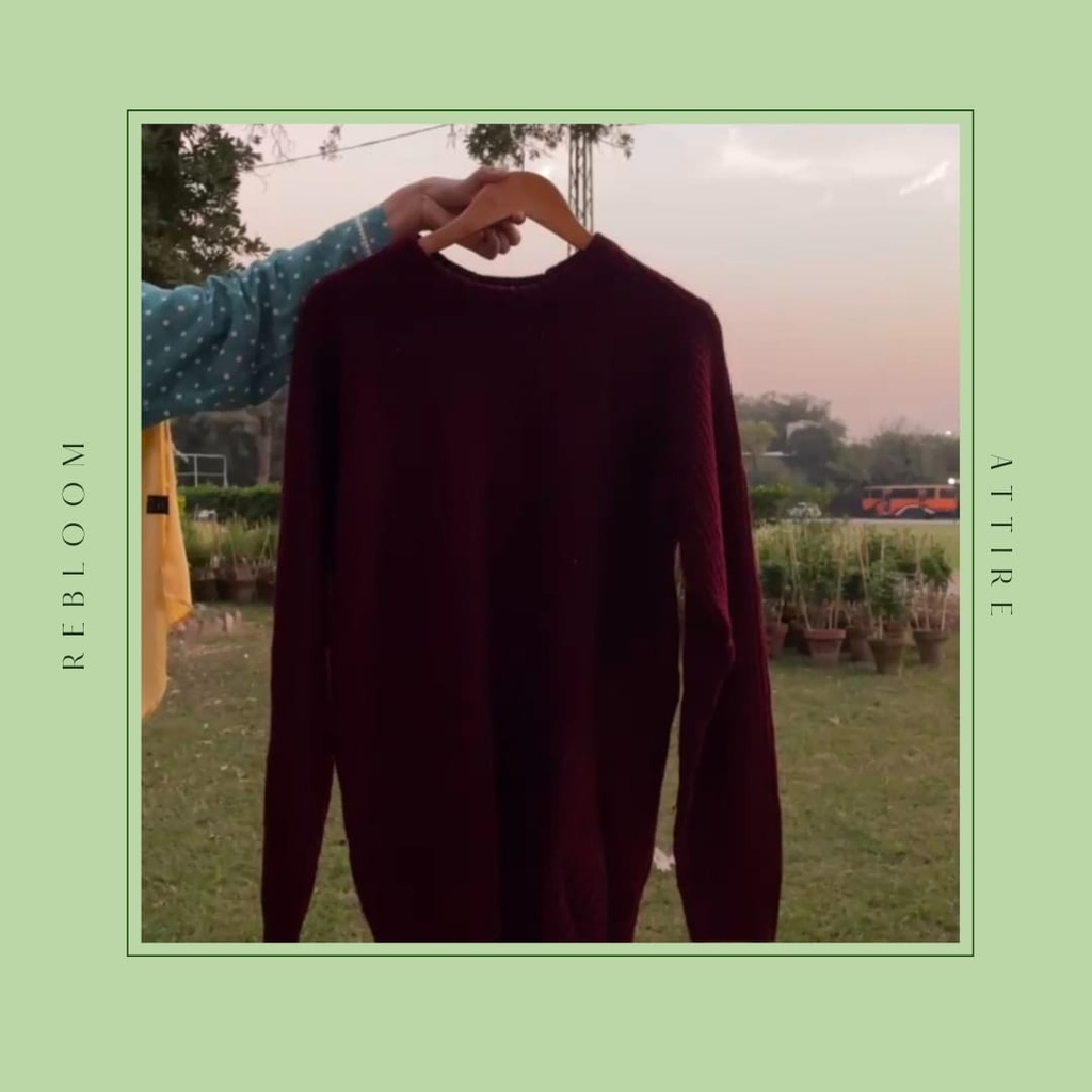 Brown Knitted Sweater