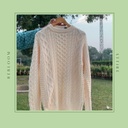 Off white knitted sweater