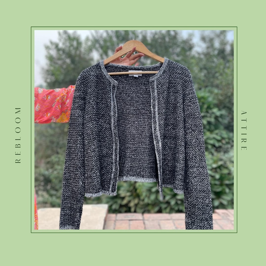Open Front Long Sleeve Sweater