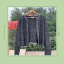 Open Front Long Sleeve Sweater