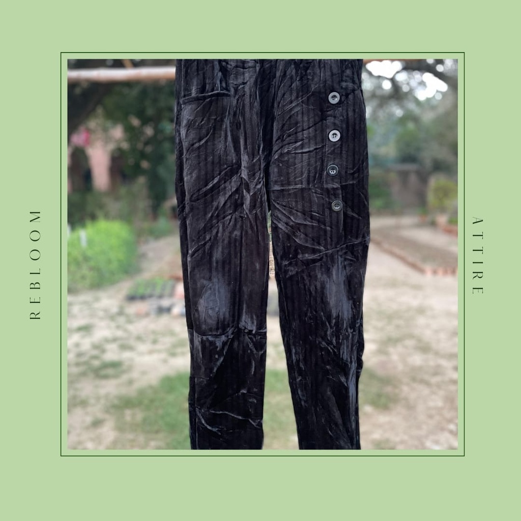 Fit Velvet Trousers