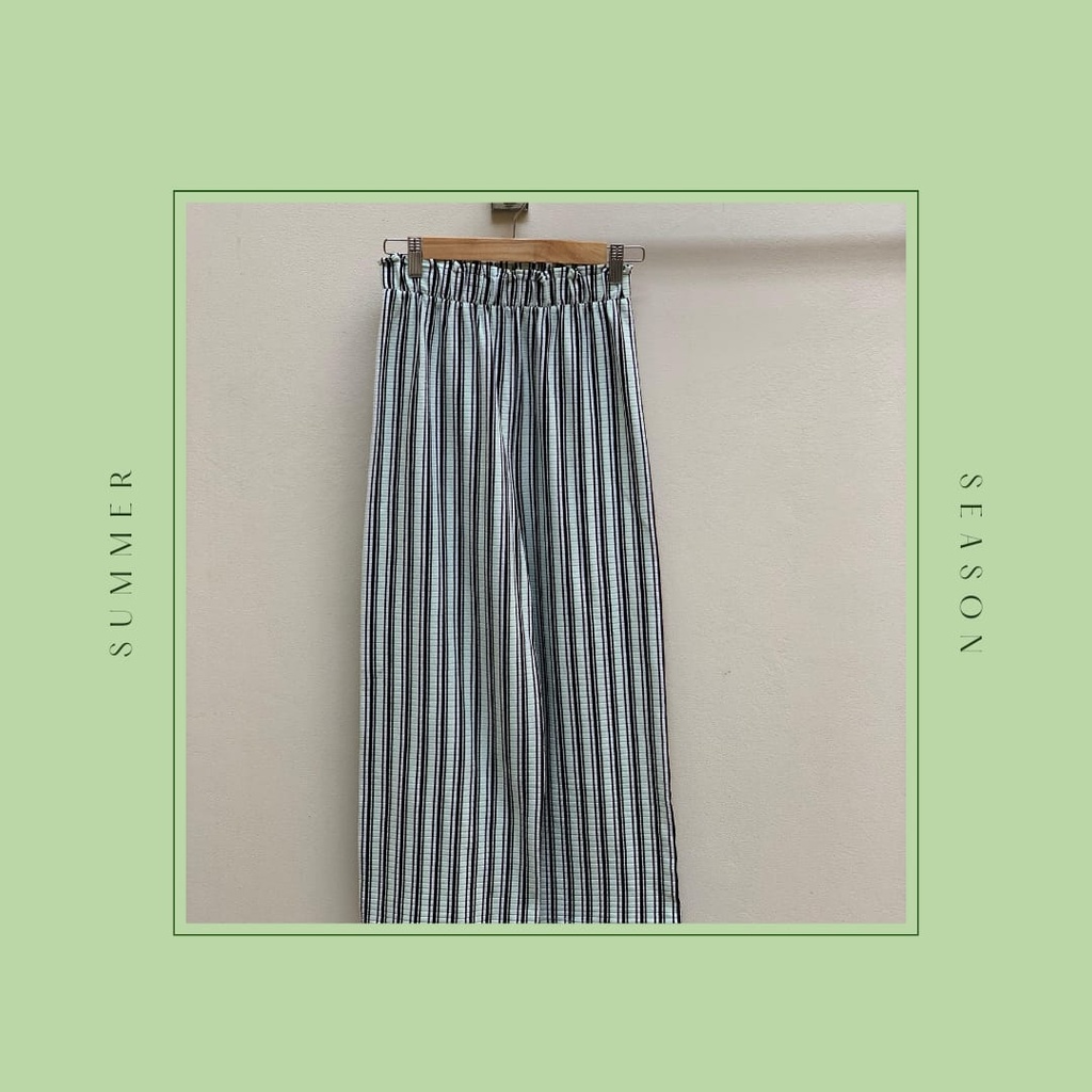 Stripped Stretchable trouser
