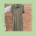 Khaki Green Dress