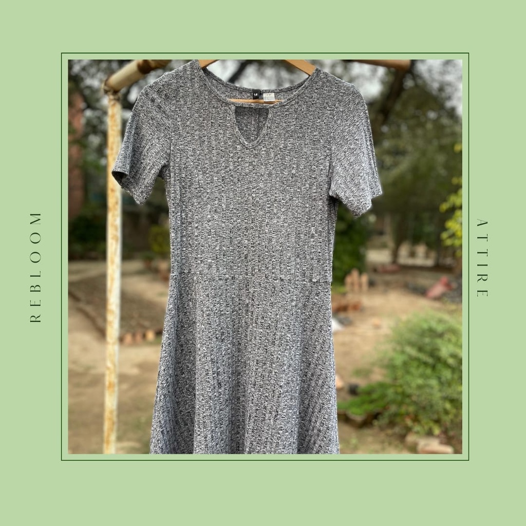 Grey Mini Dress