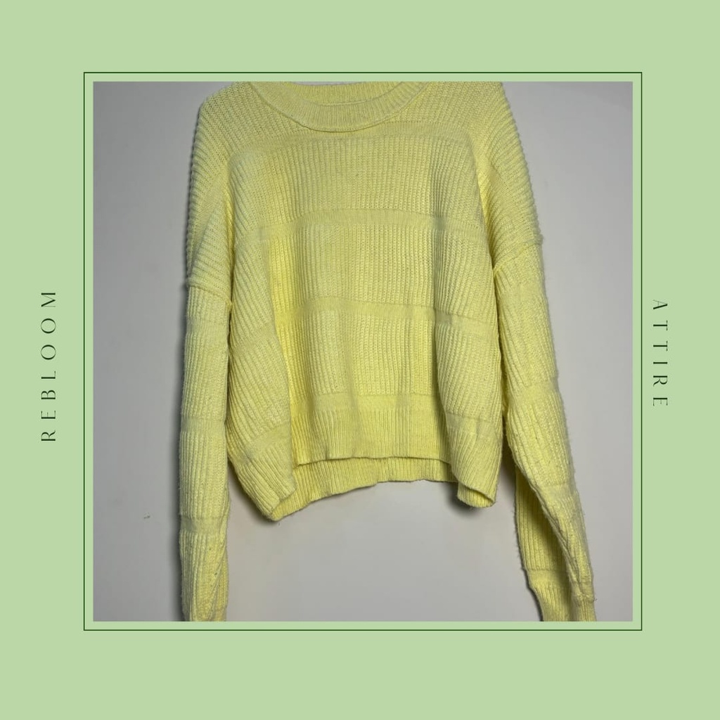 Lemon Knitted Sweater