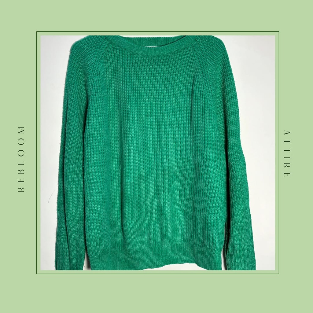 Green Knitted Sweater